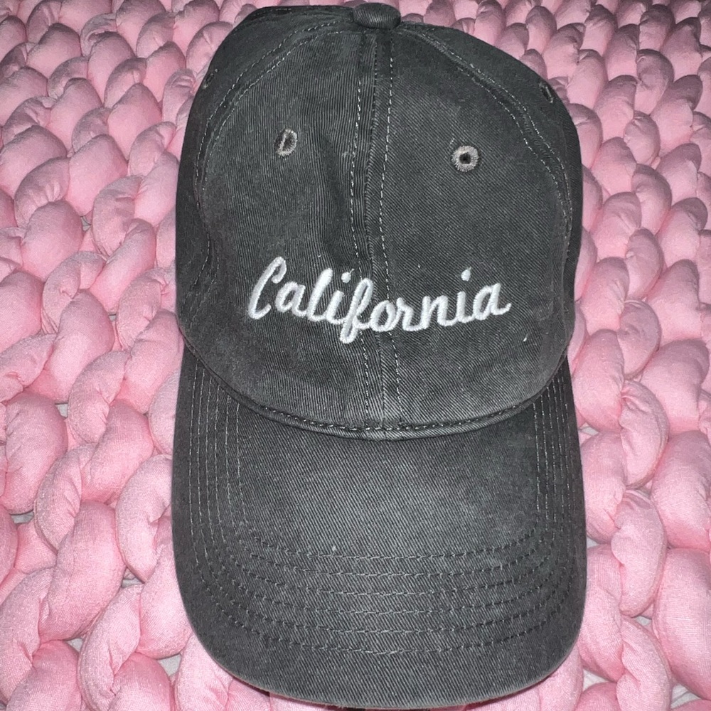 Gray California Baseball Cap